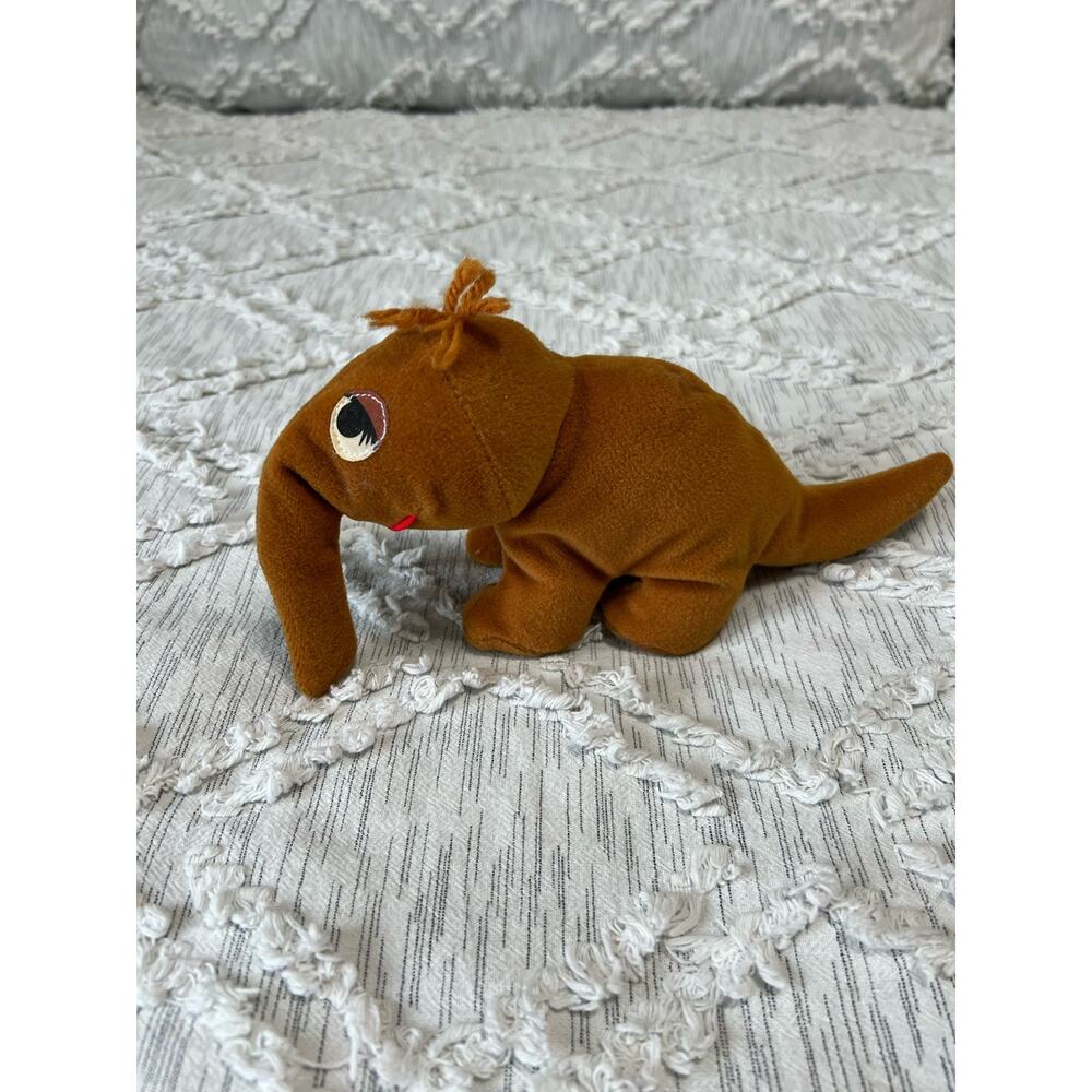 Vintage Sesame Street Mr Snuffleupagus Bean Plush Animal 9" 1997 Tyco